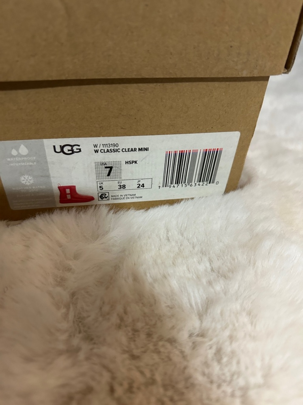 UGG Kids' Glossy Raspberry Pink Ankle Boots - Picture 2 of 4